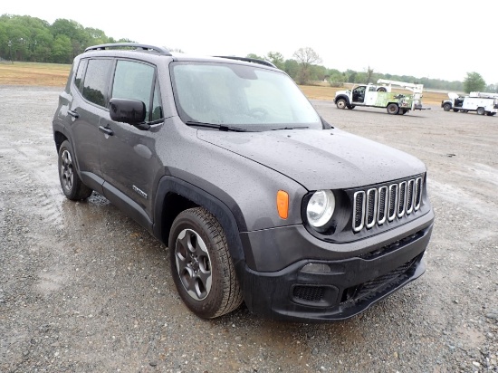 2017 JEEP RENEGADE SUV, N/A  4-CYL, AUTO, P/S, A/C S# 68483
