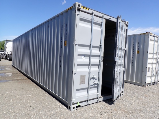 CONTAINER,  40', SINGLE USE, REAR AND SIDE DOORS S# NYIU0011389
