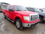 2011 FORD F150 TRUCK, 154,071(+/-)mi  V8 GAS, AUTO, 4X4, PS, AC, S# 1FTFW1E