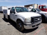 2007 FORD F350 SUPER DUTY SERVICE TRUCK, 166,919mi  6.2 DIESEL, AUTO, RAWSO