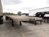2001 TRANSCRAFT COMBO FLATBED TRAILER,  SPREAD AXLE, AIR RIDE, 11R24.5 ON A