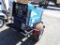 MILLER BIG BLUE 400 PORTABLE WELDER/GENERATOR,  KUBOTA DIESEL, MOUNTED ON S