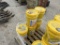 (5) BUCKETS OF KOMATSU T030 OIL,