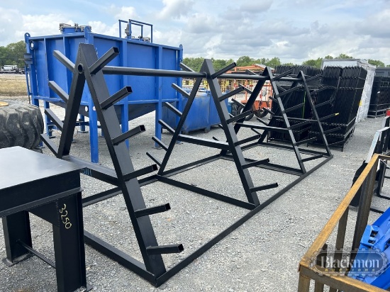 A FRAME STEEL RACK,  20'