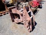 EXCAVATOR PLATE COMPACTOR  W/ POLE DRIVER ATTACHMENT, HYD DRIVEN