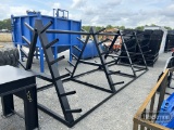 A FRAME STEEL RACK,  20'