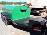 PORTABLE FUEL TANK TRAILER,  TRAILER MOUNTED, 750 GALLON, * NO TITLE*