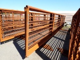 TX PANEL CATTLE PANELS,  (5) 24' FREE STANDING CATTLE PANELS