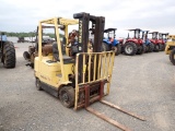 HYSTER 50 FORKLIFT,  PROPANE, OROPS, 3 STAGE MAST,