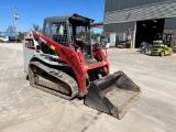 2020 TAKEUCHI TL8 SKID STEER, 1130+ hrs,  RUBBER TRACK,ROPS CAGE, AUX HYD,