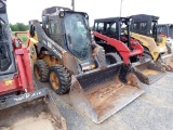 JOHN DEERE 318G SKID STEER LOADER, n/a  RUBBER TIRES, CAB, AC, AUX. HYDRAUL