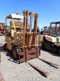 CATERPILLER FORKLIFT,  4 CYL PERKINS DIESEL, 2 STAGE MAST, 3