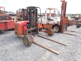 MOFFETT 17900 PIGGY BACK FORKLIFT,  DIESEL, ROPS, DOES NOT RUN