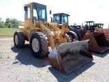 JOHN DEERE 444G FRONT END LOADER, 7286+ hrs,  ARTICULATED, CAB, AC, S# CK44