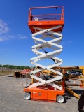 2016 SNORKEL S4732E SCISSOR LIFT,  ELECTRIC, 32' PLATFORM, S# 00302