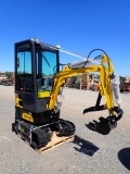 2023 AGT QH13R MINI EXCAVATOR, 0+hrs  CAB, GAS ENGINE, RUBBER TRACKS, MANUA