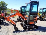 2023 AGT QH13R MINI EXCAVATOR, 0+hrs,  CAB, GAS ENGINE, RUBBER TRACKS, MANU