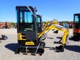 2023 AGT QH13R MINI EXCAVATOR, 0+hrs,  CAB, GAS ENGINE, RUBBER TRACKS, MANU