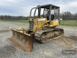 KOMATSU D31P-20 CRAWLER DOZER,  OROPS, SCREENS, SWEEPS, 6-WAY BLADE, REAR A