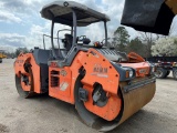 2011 HAMM HD+120 DOUBLE DRUM SMOOTH ROLLER,  DUETZ DIESEL, CANOPY, S# H1840