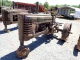 JOHN DEERE MODEL B WHEEL TRACTOR,  40'S ERA