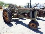 JOHN DEERE B WHEEL TRACTOR,  GAS, *DOES NOT RUN*