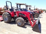 MAHINDRA 4035 WHEEL TRACTOR, 305+ hrs,  DIESEL, 3PT, PTO, REMOTES, MAHINDRA