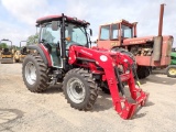 2022 MAHINDRA 6075 WHEEL TRACTOR, 508+ hrs,  CAB, AC, 3-PT, PTO, REMOTES, M