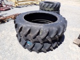 (2) TRACTOR TIRES  15.5/38