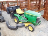 JOHN DEERE LX280 RIDING MOWER,  GAS, 42