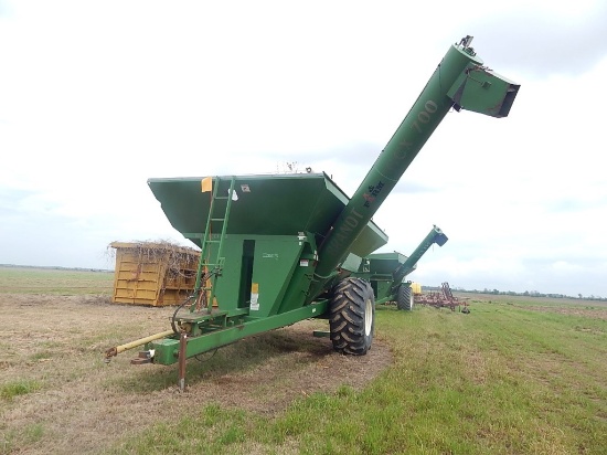 BRANDT GCX700 GRAIN CART,  18" AUGER NEW FLIGHTING ON FOLDING AUGER, ROLLOV