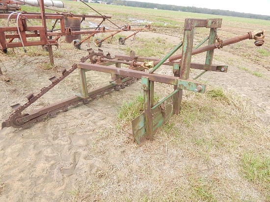 LEVEE GATE TRENCHER,  WITH BLADE, 3 POINT, 1000 PTO