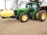 JOHN DEERE 8320 TRACTOR,  POWERSHIFT, 4 HYDRAULIC REMOTES, QUICK HITCH WITH