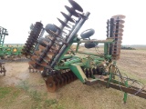 JOHN DEERE 630 DISK,  25', HYDRAULIC FOLD S# N00630X012387