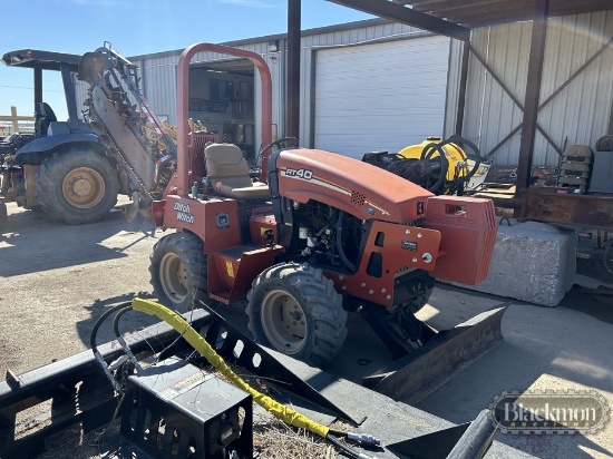 2010 DITCH WITCH RT40 TRENCHER, 1986 hrs  DEUTZ DIESEL, 4WD, H314 TRENCHER,