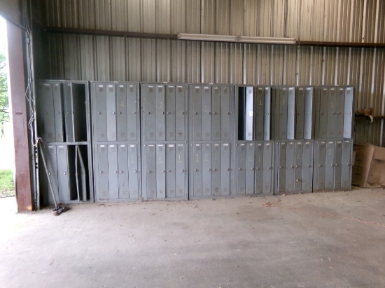 (10) SECTIONS OF UNIFORM LOCKERS
