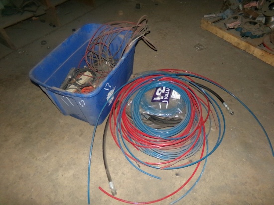 LOT WITH WIRE, AIR LINE AND MISC.