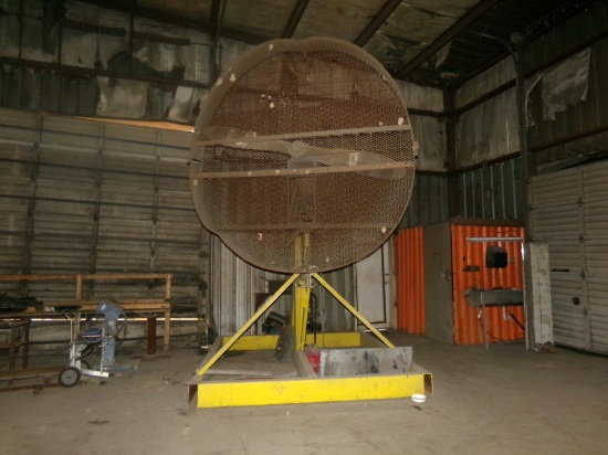 SHOP FAN,  **LARGE/BIG**, MADE FROM 7" AIRPLANE PROP, BASE IS 102" X 120",