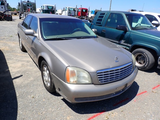 2002 CADILLAC DEVILLE CAR, 160,074+ mi,  4 DOOR, V8 GAS, AUTO,, PS, AC, S#
