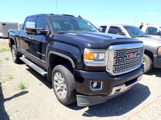 2018 GMC 2500 DENALI HD TRUCK, 166,225+ mi,  CREW CAB, 4 X 4, DURAMAXX 6.6
