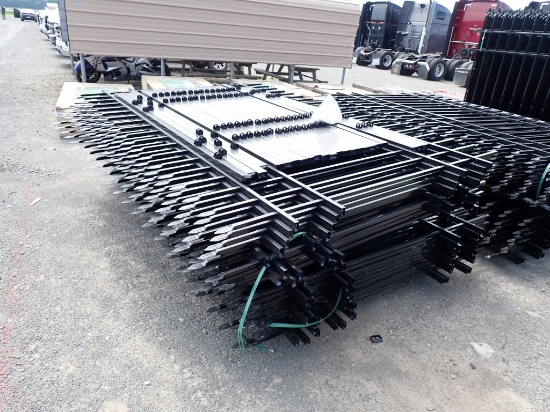 2024 DIGGIT F10 WROUGHT IRON FENCING,  (22) FENCE PANELS