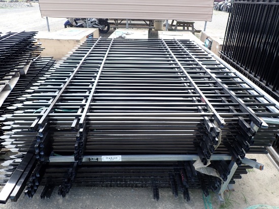 2024 DIGGIT F10 WROUGHT IRON FENCING,  (22) FENCE PANELS