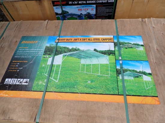 DIGGIT MSC2020F CARPORT,  20' X 20'