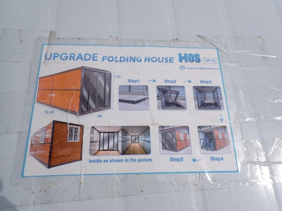 HOS HFIS UPGRADE FOLDING HOUSE,  8' X 19' 4"