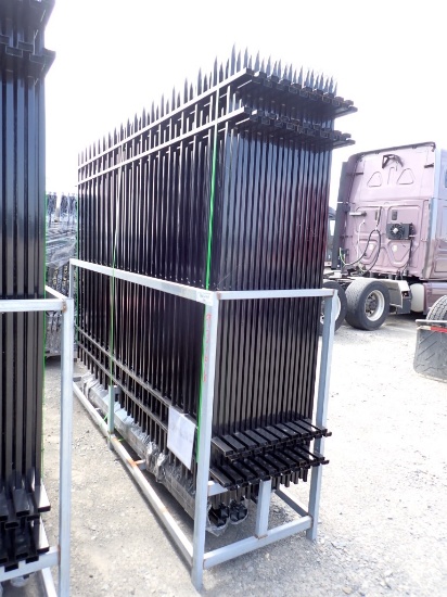 FENS FEN20 FENCEING,  GALVANIZED, (20) 10' L X 7' TALL PANELS WITH POSTS, P