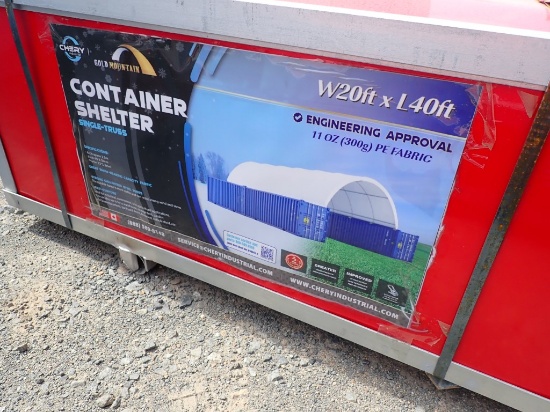 CHERY CONTAINER TOPPER/ SHELTER,  20'X40',