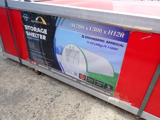 CHERY STORAGE SHELTER,  20'X30'X12',