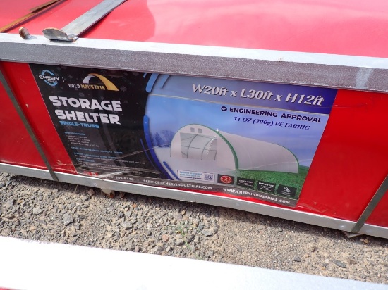 CHERY STORAGE SHELTER,  20'X30'X12',