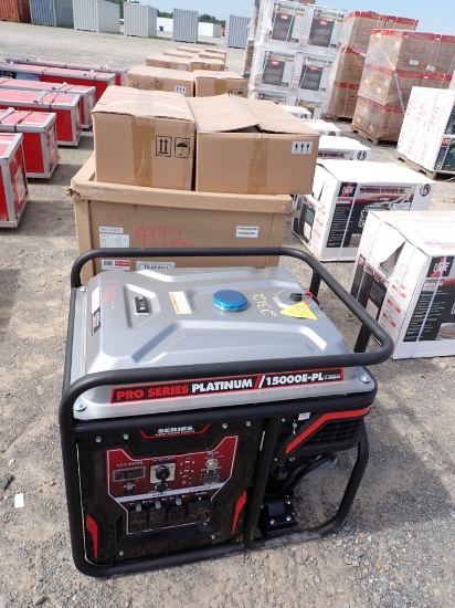 LIFAN PRO SERIES PLATINUM 15000E-PL GENERATOR,  15000-WATT, 744-CC GAS ENGI