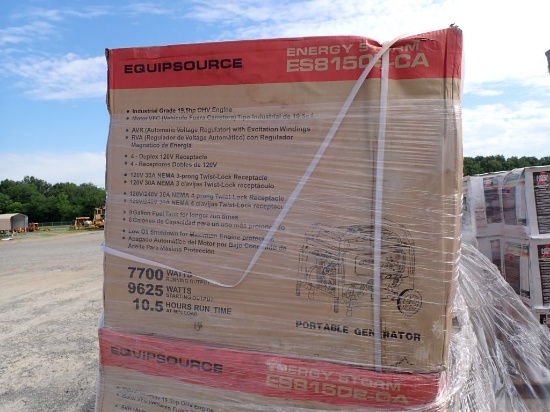 EQUIPSOURCE ENERGY STORM ES8150E-CA PORTABLE GENERATOR,  INDUSTRIAL 19.5-HP
